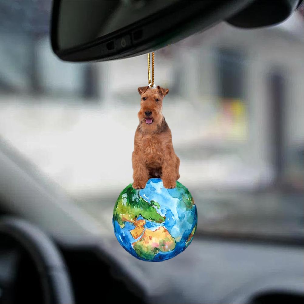 Welsh Terrier-Around My Dog-Two Sided Ornament