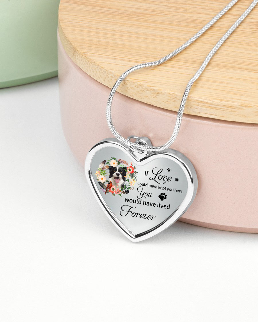 Personalized Memorial Heart Necklace-Love forever Necklace