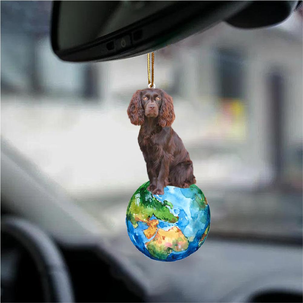 Boykin Spaniel-Around My Dog-Two Sided Ornament