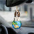 Basset Hound-Around My Dog-Two Sided Ornament