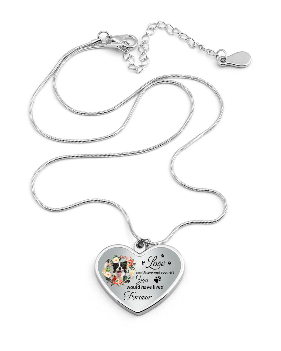 Personalized Memorial Heart Necklace-Love forever Necklace