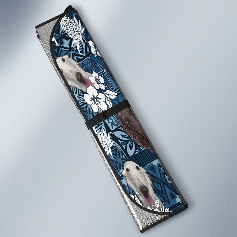 Borzoi-Tropical Pattern Coconut Pineapple  Car Sun Shade Cover Auto Windshield