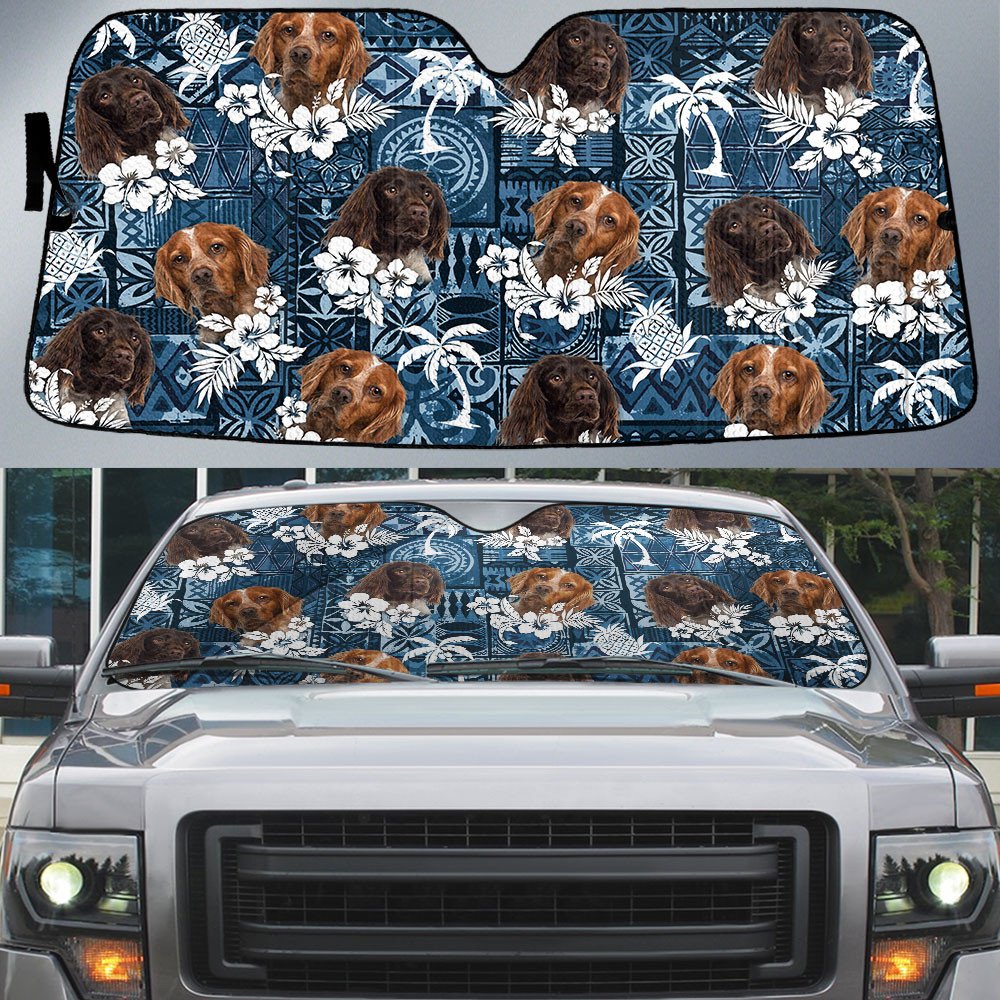 Brittany Tropical-Tropical Pattern Coconut Pineapple  Car Sun Shade Cover Auto Windshield