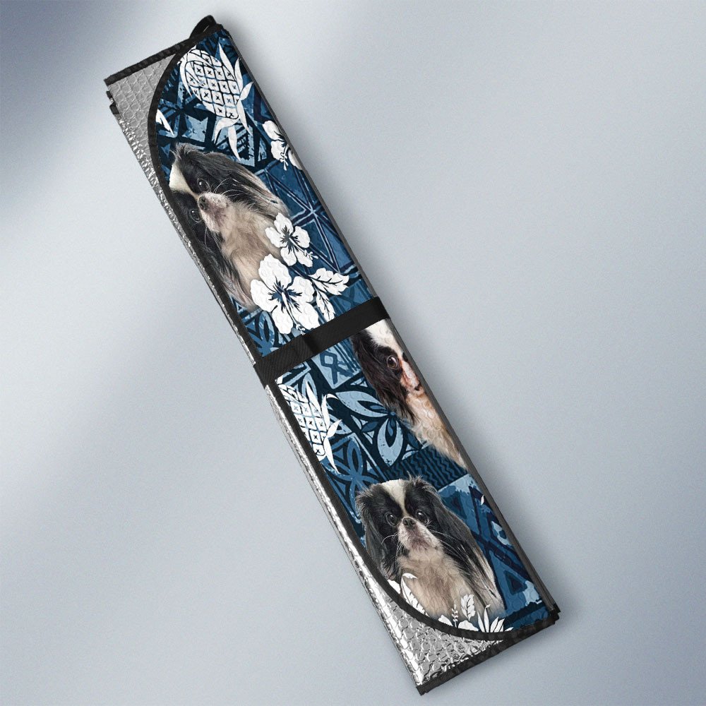 Japanese Chin-Tropical Pattern Coconut Pineapple  Car Sun Shade Cover Auto Windshield