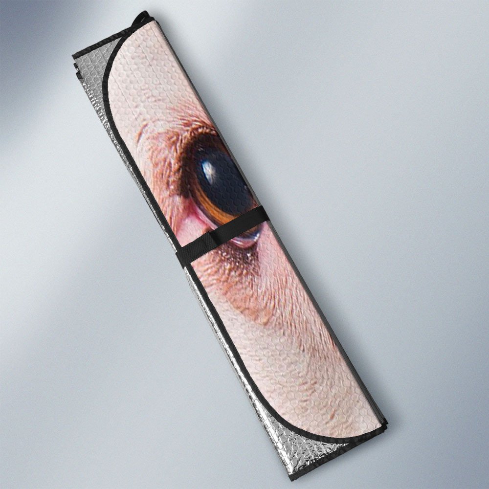 American Bull's Eyes-2-Beautiful Dog Eyes Car Sun Shade Cover Auto Windshield