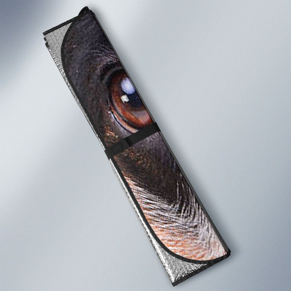 Australian Cattle's Eyes-2-Beautiful Dog Eyes Car Sun Shade Cover Auto Windshield