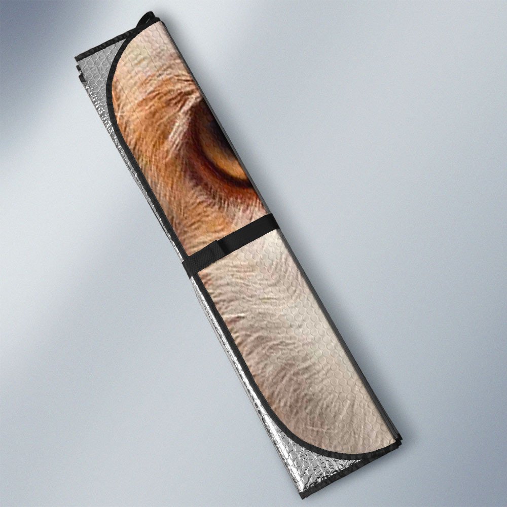 Australian Shepherd's Eyes-2-Beautiful Dog Eyes Car Sun Shade Cover Auto Windshield