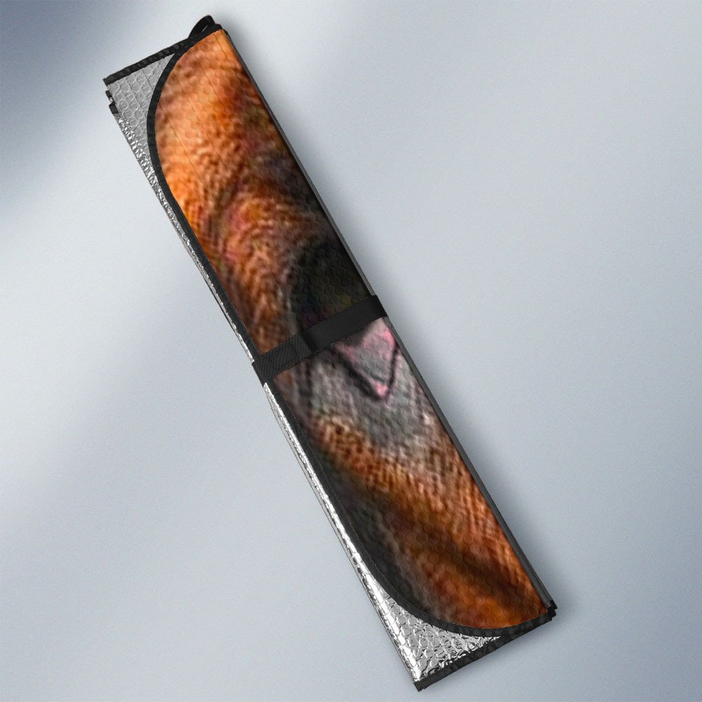 Bloodhound's Eyes-2-Beautiful Dog Eyes Car Sun Shade Cover Auto Windshield