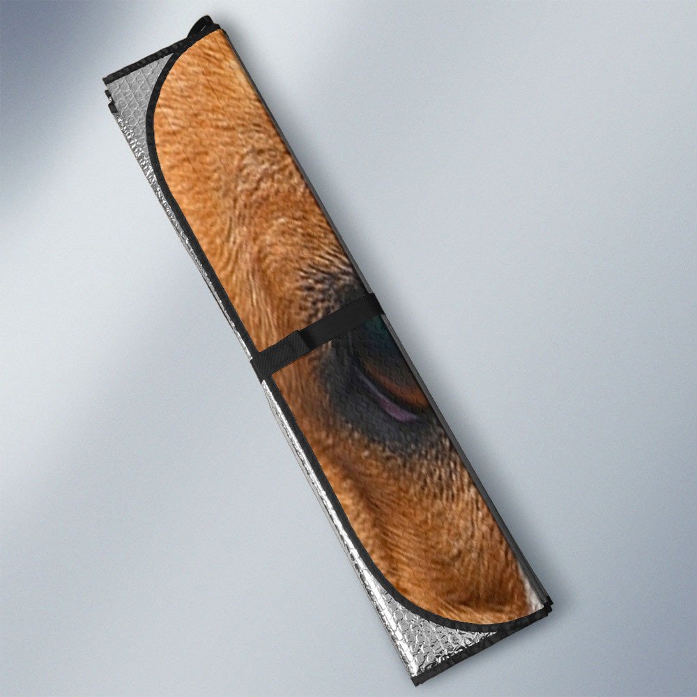 Bulldog's Eyes-2-Beautiful Dog Eyes Car Sun Shade Cover Auto Windshield