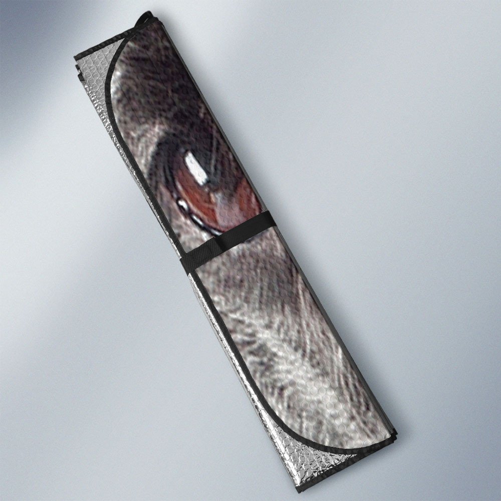 Cesky Terrier's Eyes-2-Beautiful Dog Eyes Car Sun Shade Cover Auto Windshield