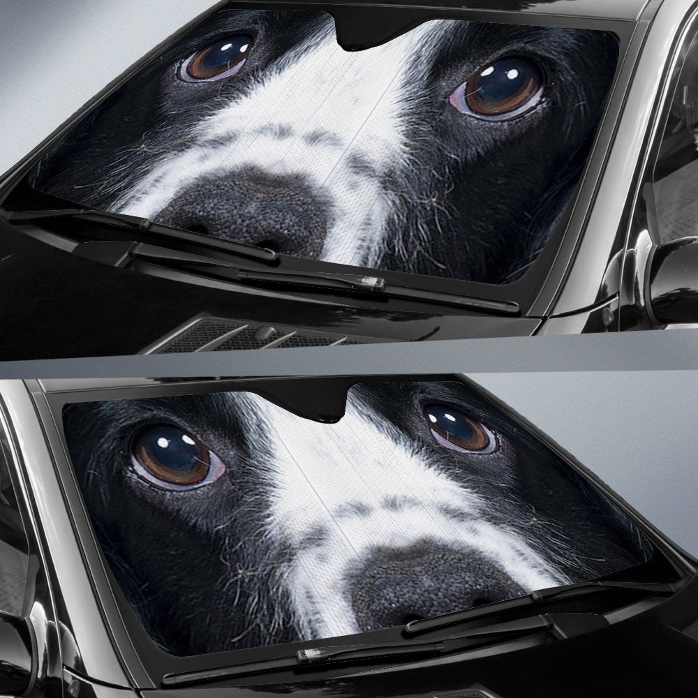 Cocker Spaniel's Eyes-2-Beautiful Dog Eyes Car Sun Shade Cover Auto Windshield