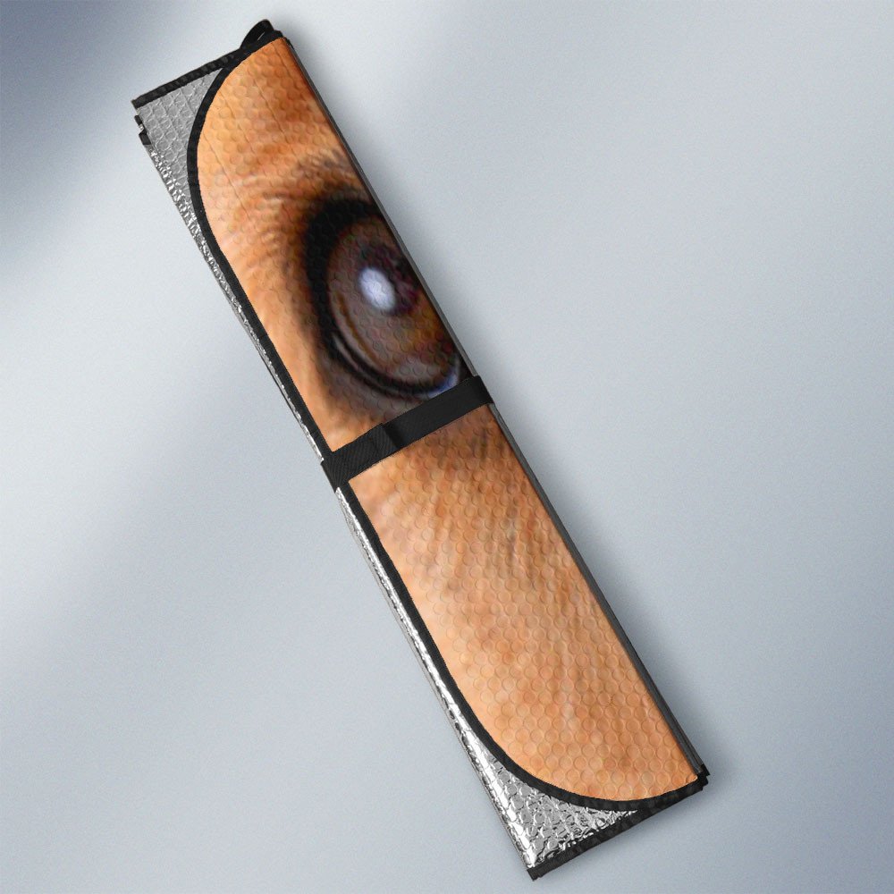 Golden Retriever's Eyes-2-Beautiful Dog Eyes Car Sun Shade Cover Auto Windshield