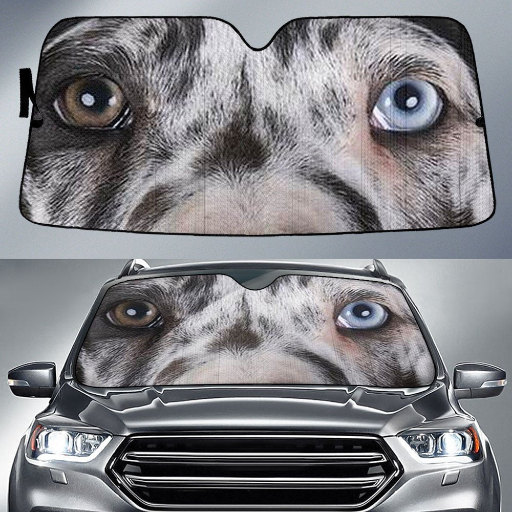 Great Dane's Eyes-2-Beautiful Dog Eyes Car Sun Shade Cover Auto Windshield