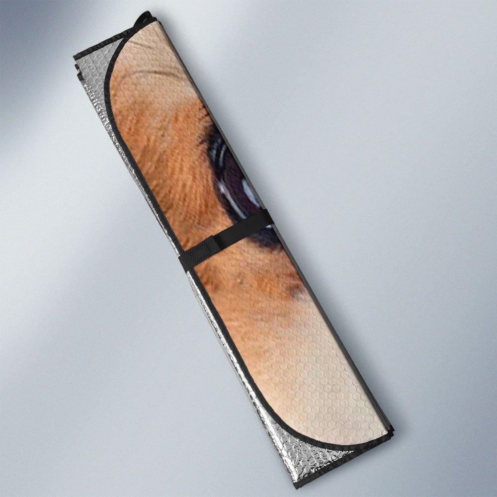 Icelandic Sheep 's Eyes-2-Beautiful Dog Eyes Car Sun Shade Cover Auto Windshield