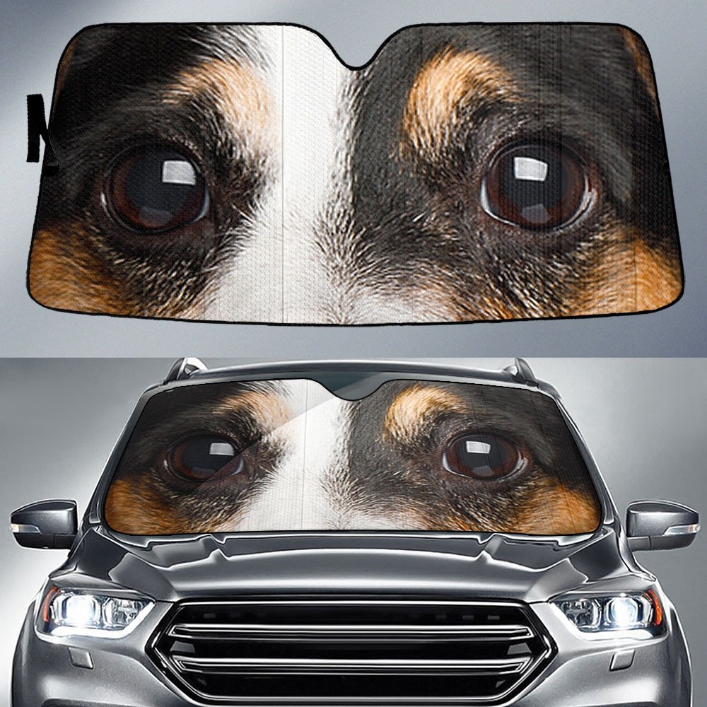 Jack Russell Terrier 's Eyes-2-Beautiful Dog Eyes Car Sun Shade Cover Auto Windshield