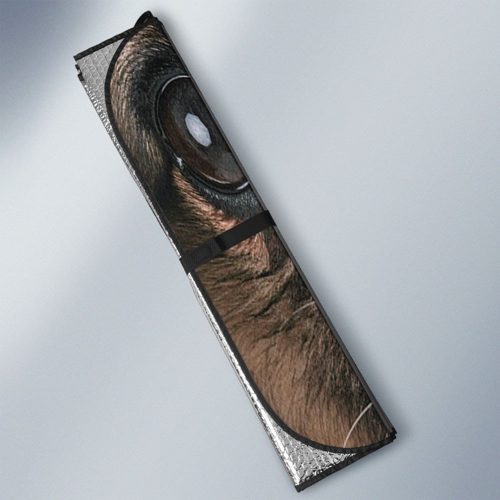 Papillon's Eyes-2-Beautiful Dog Eyes Car Sun Shade Cover Auto Windshield