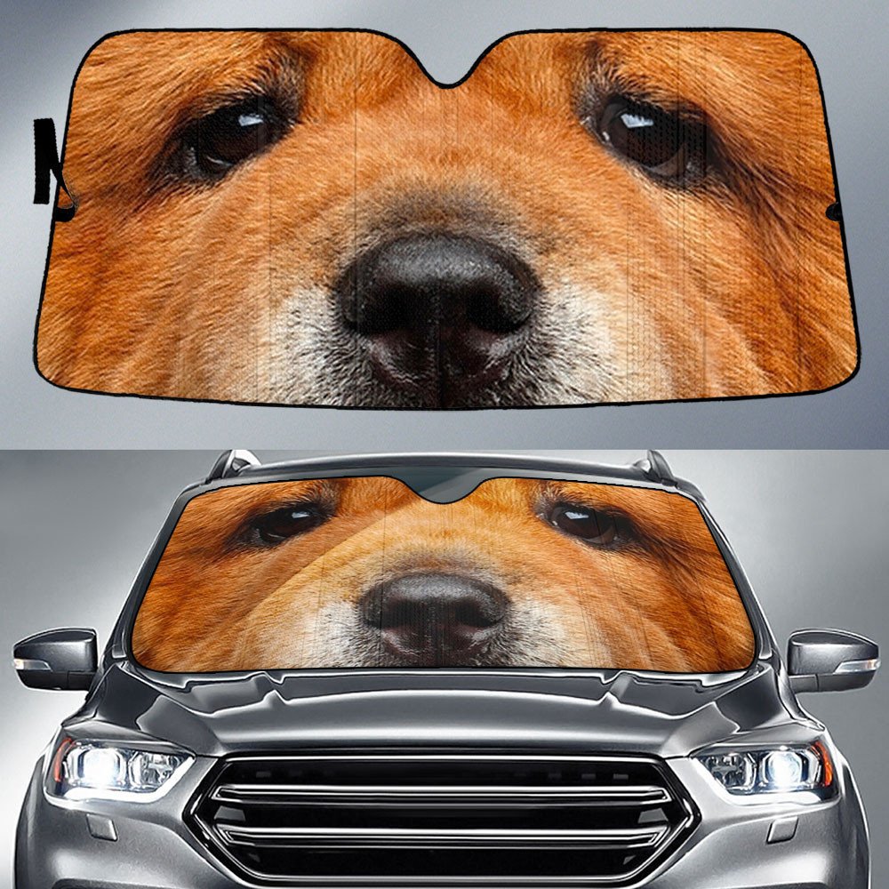 Chow Chow's Eyes-2-Beautiful Dog Eyes Car Sun Shade Cover Auto Windshield