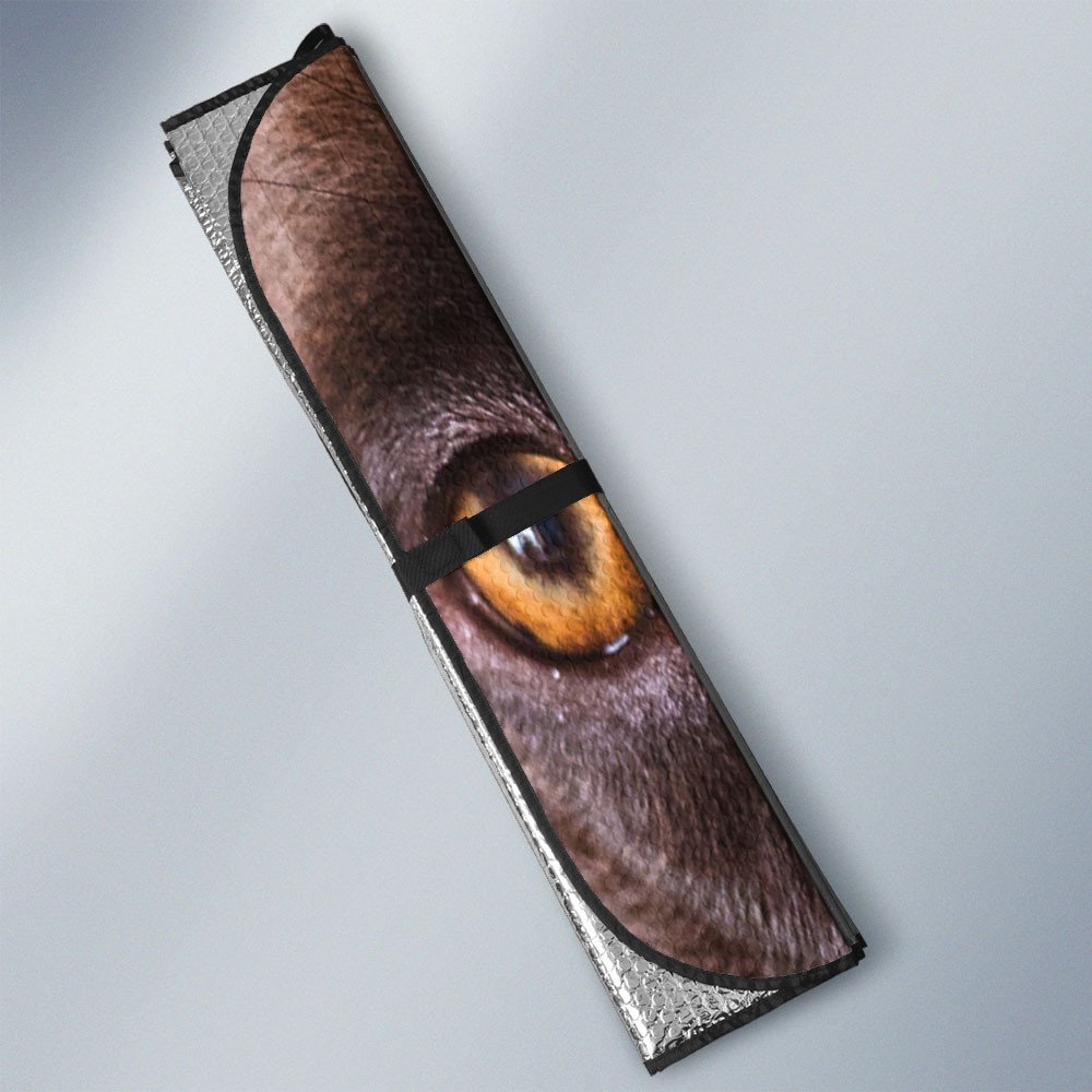 Pitbull's Eyes-2-Beautiful Dog Eyes Car Sun Shade Cover Auto Windshield