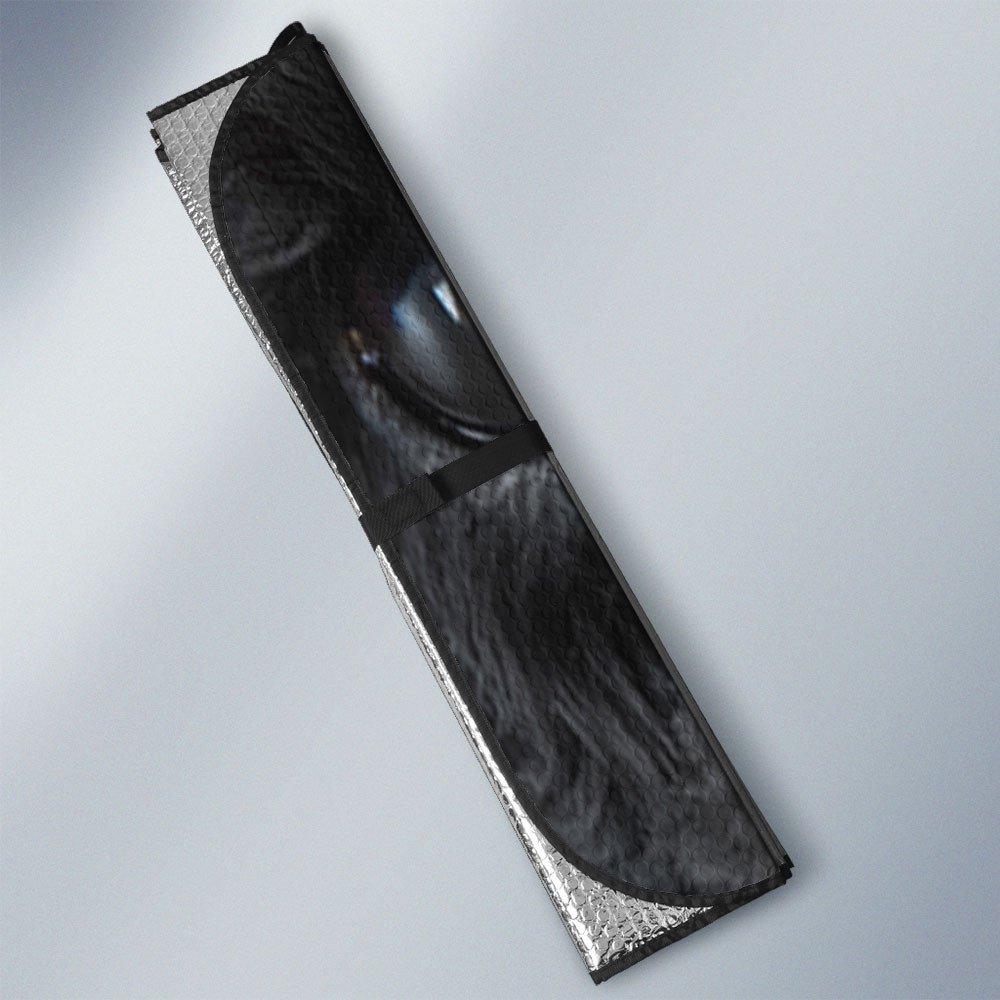 Black Poodle's Eyes-2-Beautiful Dog Eyes Car Sun Shade Cover Auto Windshield