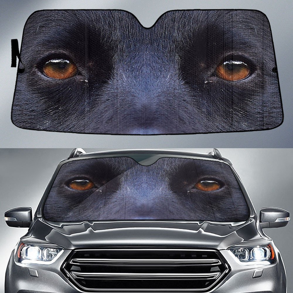 Schipperke's Eyes-2-Beautiful Dog Eyes Car Sun Shade Cover Auto Windshield