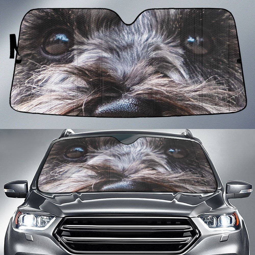 Scottish Terrier's Eyes-2-Beautiful Dog Eyes Car Sun Shade Cover Auto Windshield