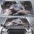 Scottish Terrier's Eyes-2-Beautiful Dog Eyes Car Sun Shade Cover Auto Windshield