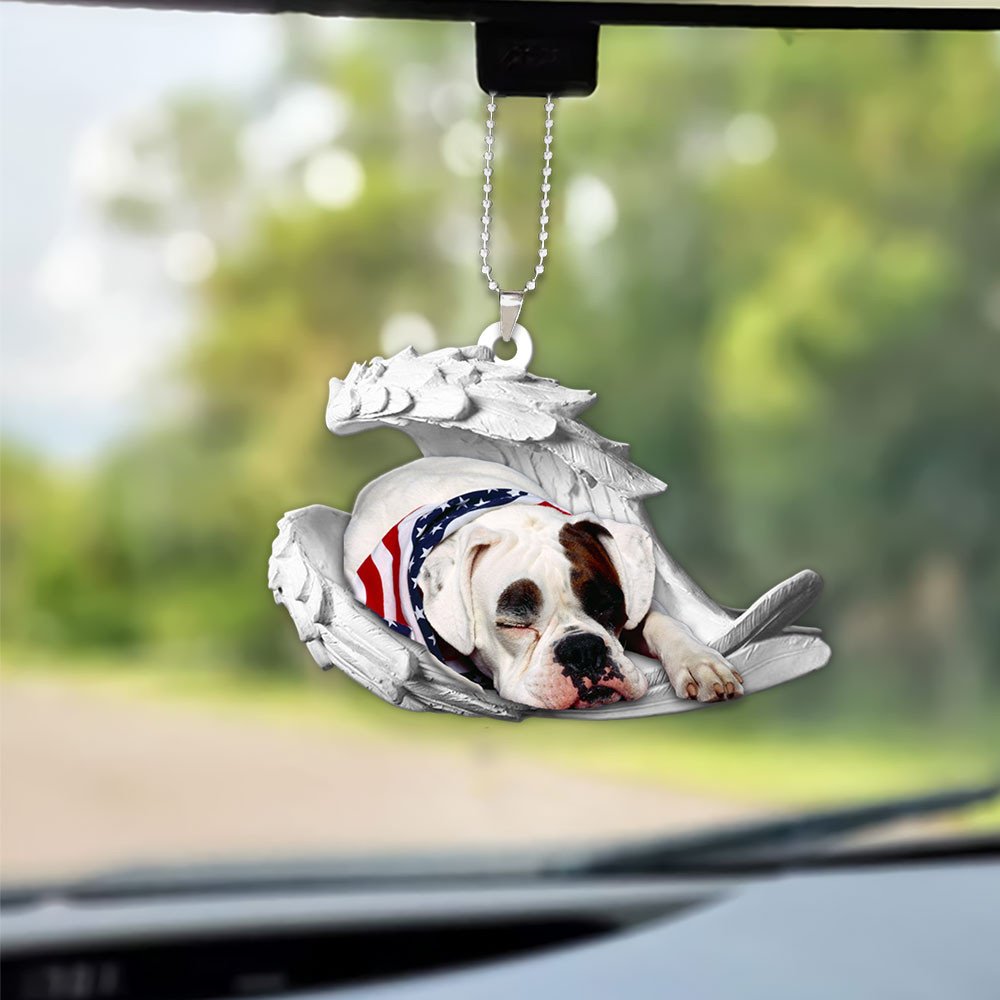 American Bulldog-2022 Sleeping Angel-Two Sided Ornament