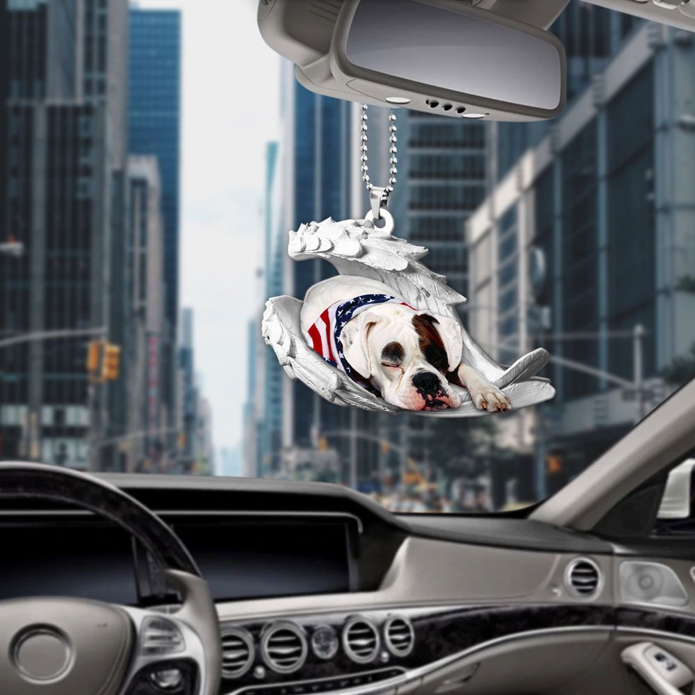 American Bulldog-2022 Sleeping Angel-Two Sided Ornament