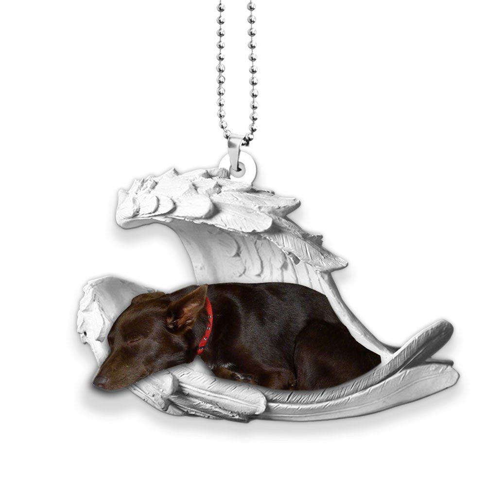 Australian Kelpie-2022 Sleeping Angel-Two Sided Ornament