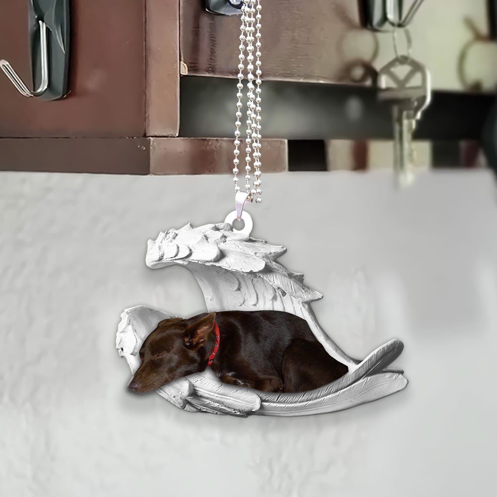 Australian Kelpie-2022 Sleeping Angel-Two Sided Ornament
