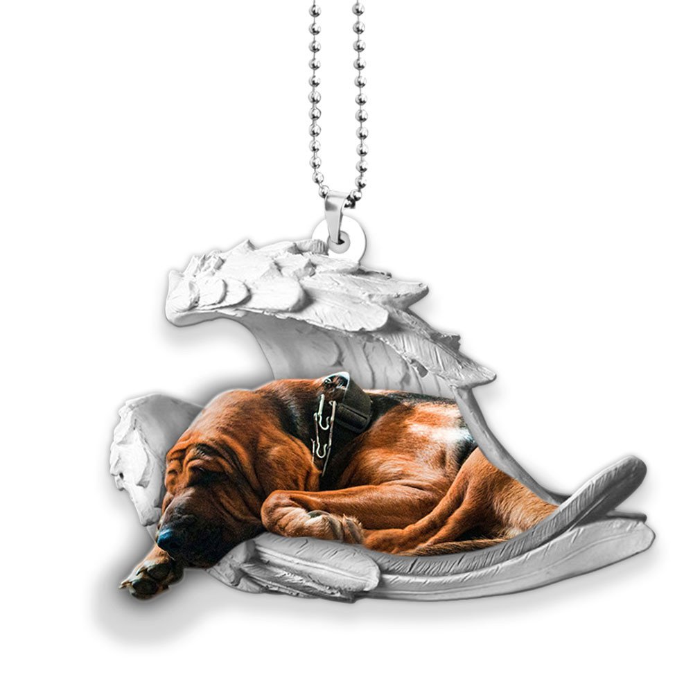 Bloodhound-2022 Sleeping Angel-Two Sided Ornament