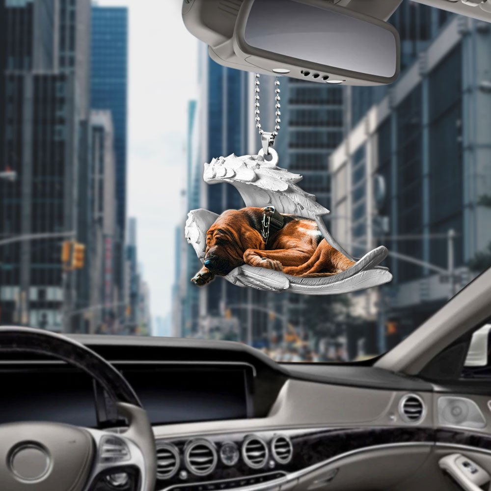 Bloodhound-2022 Sleeping Angel-Two Sided Ornament