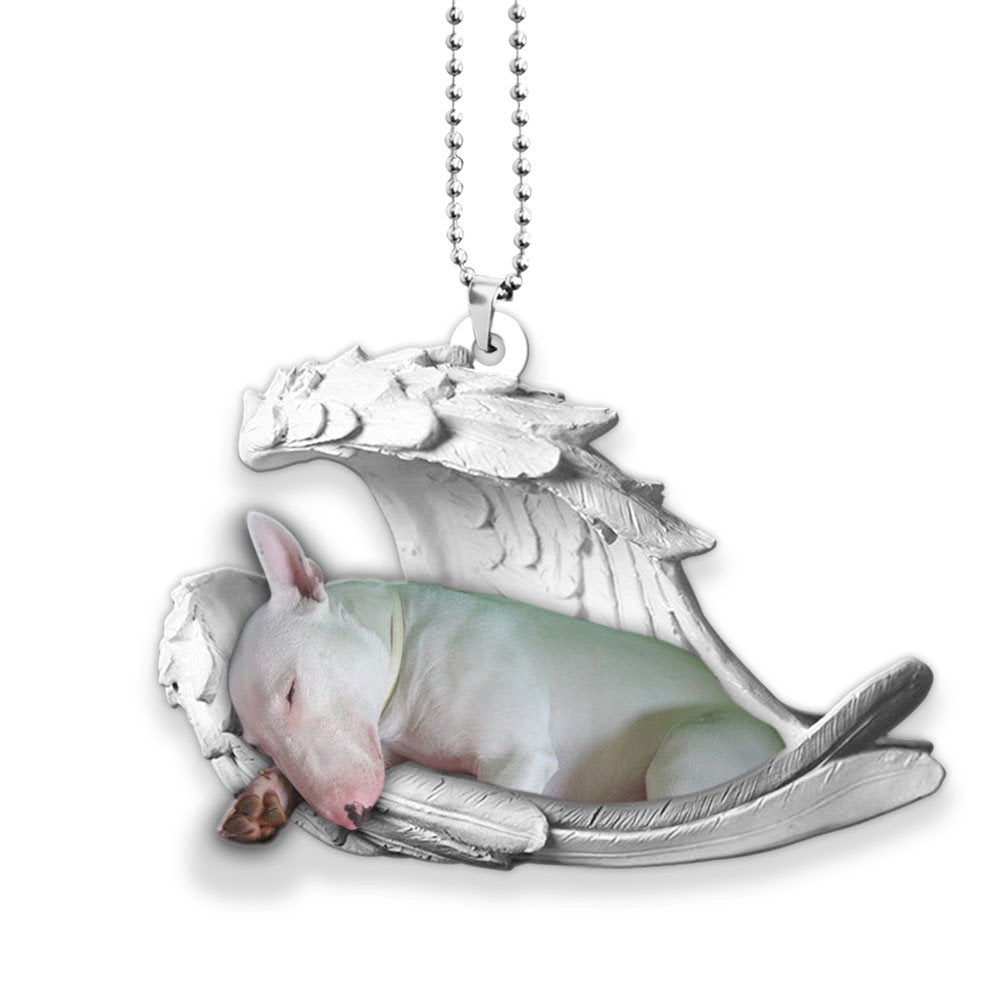 Bull Terrier-2022 Sleeping Angel-Two Sided Ornament