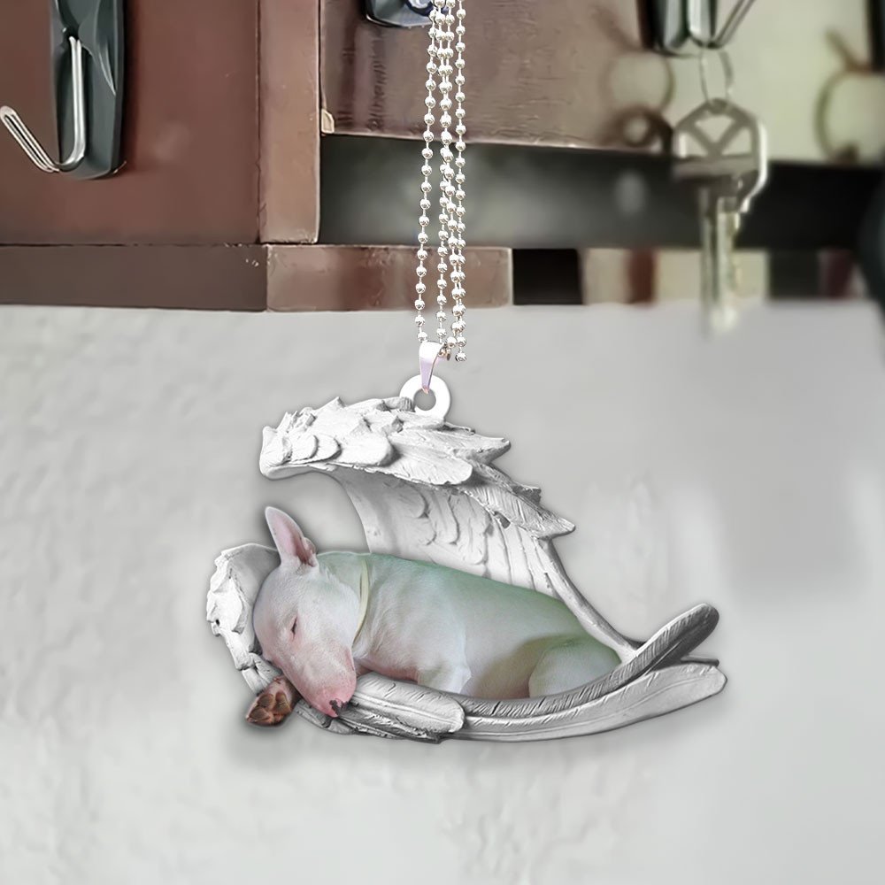 Bull Terrier-2022 Sleeping Angel-Two Sided Ornament