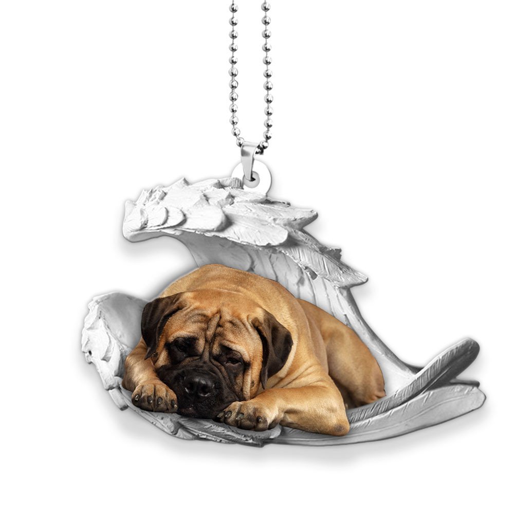 Bullmastiff-2022 Sleeping Angel-Two Sided Ornament