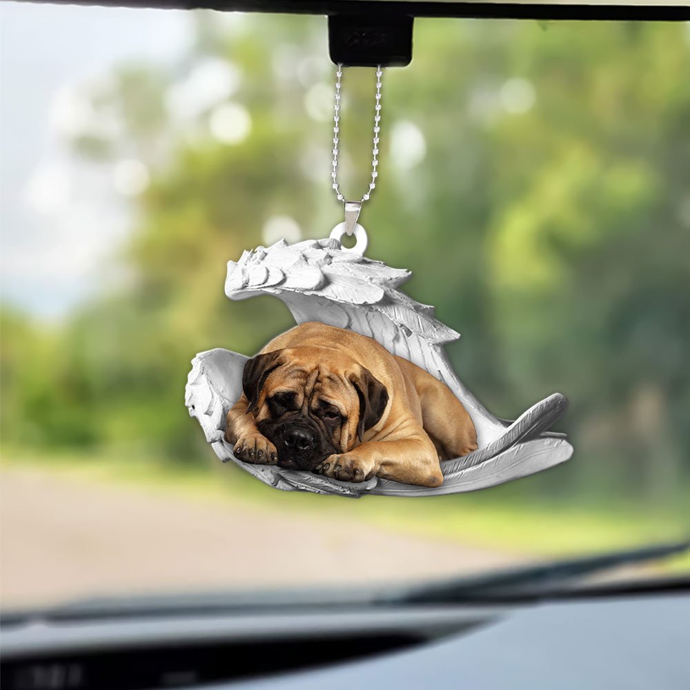 Bullmastiff-2022 Sleeping Angel-Two Sided Ornament