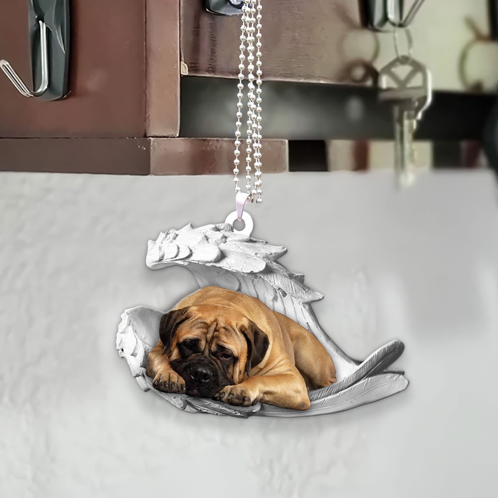 Bullmastiff-2022 Sleeping Angel-Two Sided Ornament