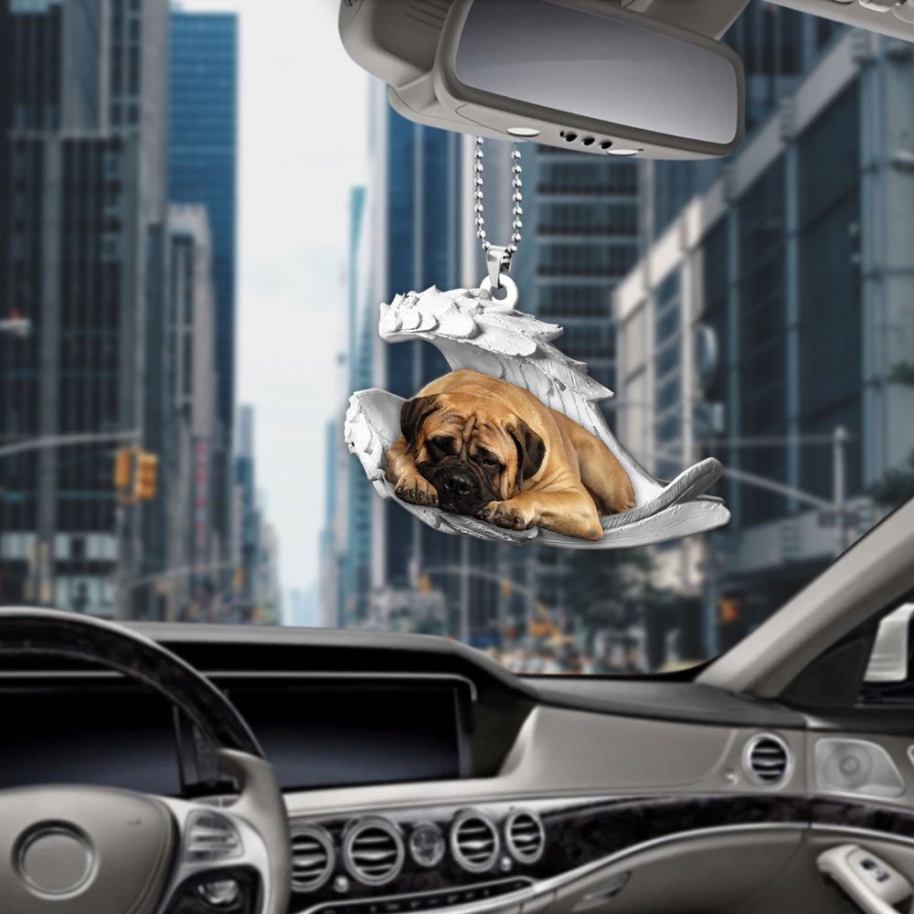 Bullmastiff-2022 Sleeping Angel-Two Sided Ornament