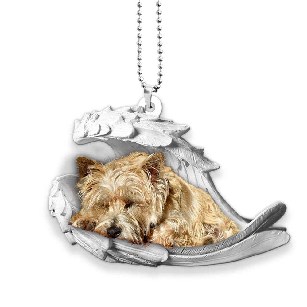 Cairn Terrier-2022 Sleeping Angel-Two Sided Ornament