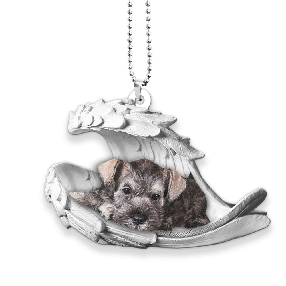 Cesky Terrier-2022 Sleeping Angel-Two Sided Ornament