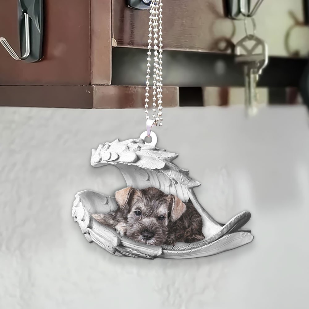 Cesky Terrier-2022 Sleeping Angel-Two Sided Ornament