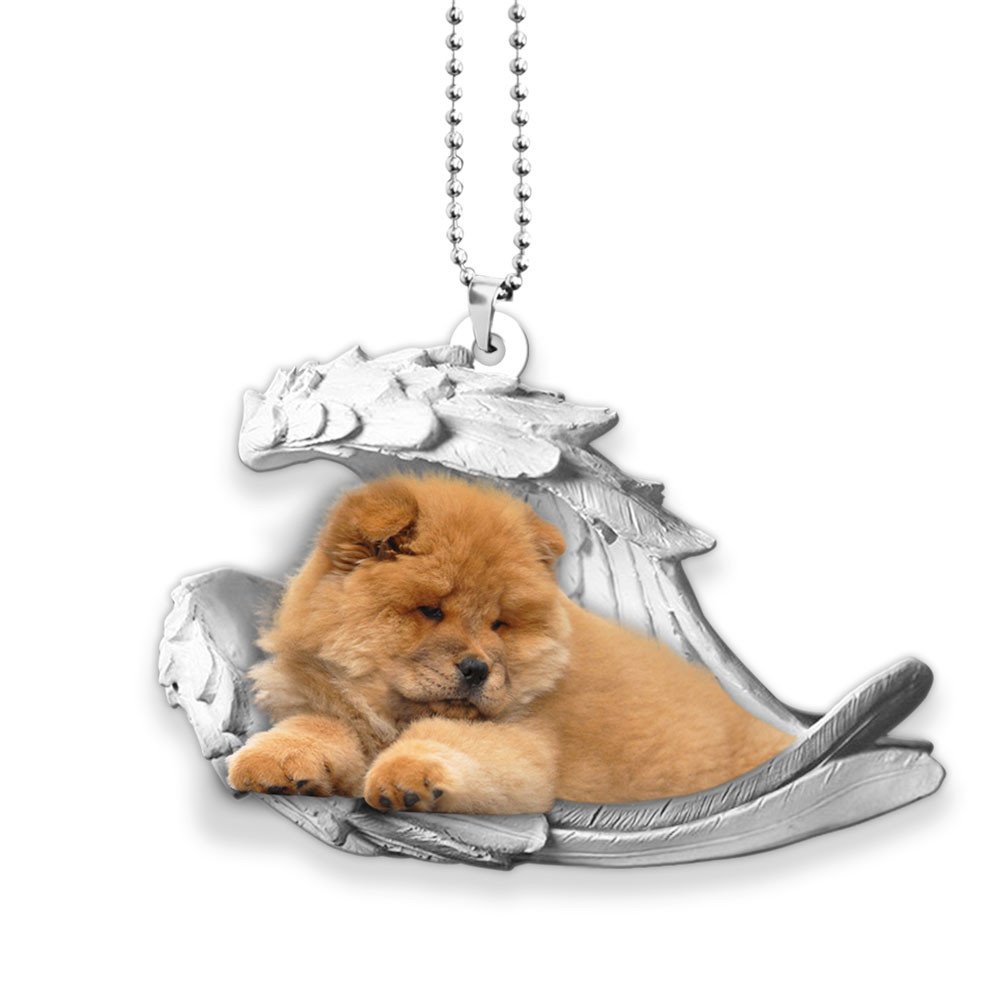 Chow Chow-2022 Sleeping Angel-Two Sided Ornament