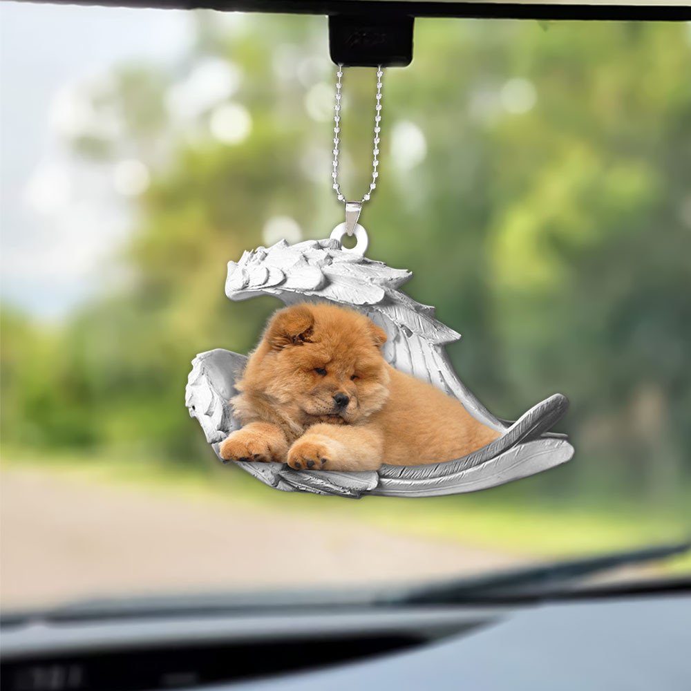 Chow Chow-2022 Sleeping Angel-Two Sided Ornament