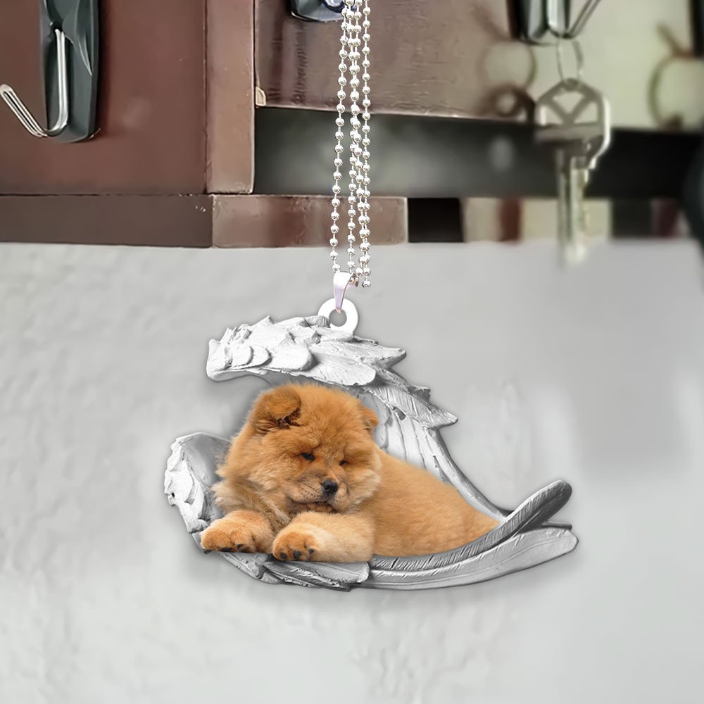 Chow Chow-2022 Sleeping Angel-Two Sided Ornament