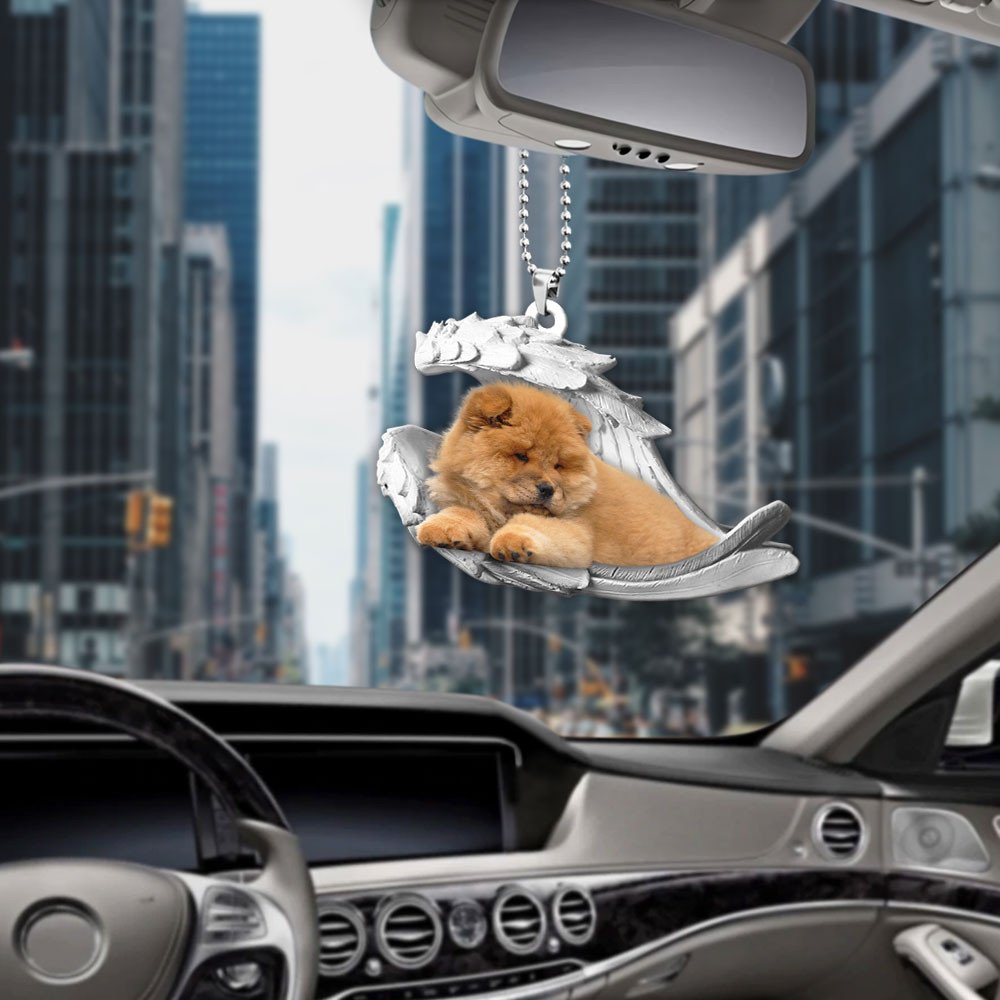 Chow Chow-2022 Sleeping Angel-Two Sided Ornament