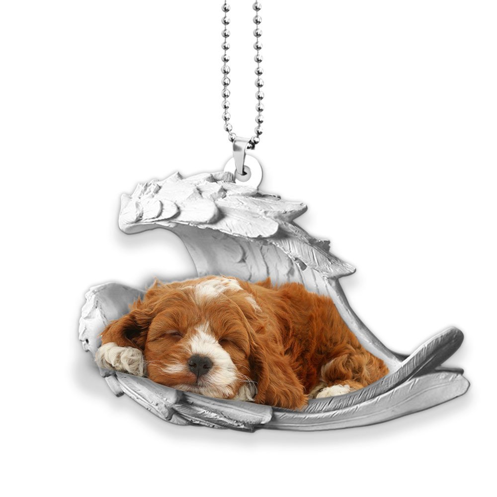 Cockapoo-2022 Sleeping Angel-Two Sided Ornament