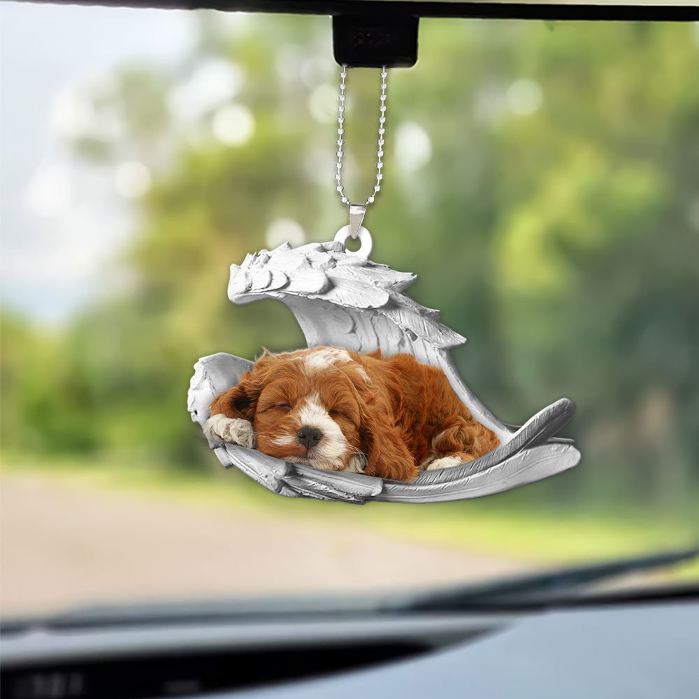 Cockapoo-2022 Sleeping Angel-Two Sided Ornament