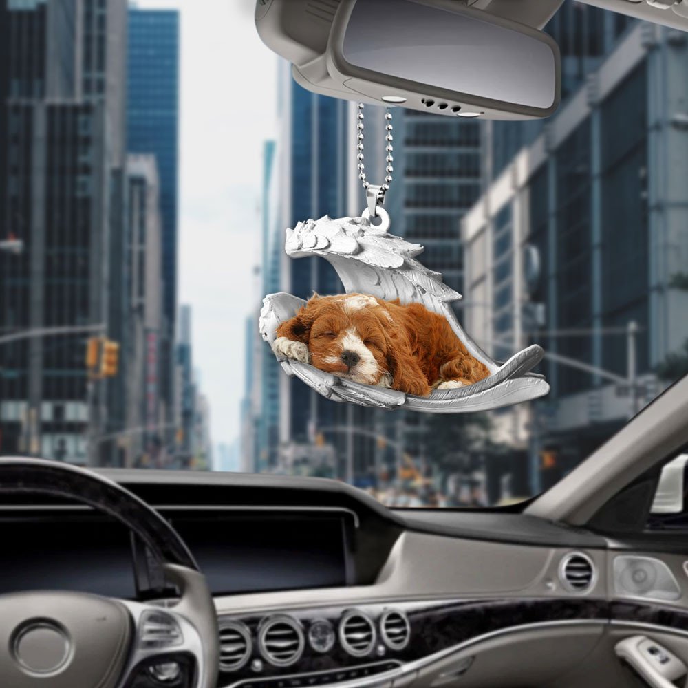 Cockapoo-2022 Sleeping Angel-Two Sided Ornament