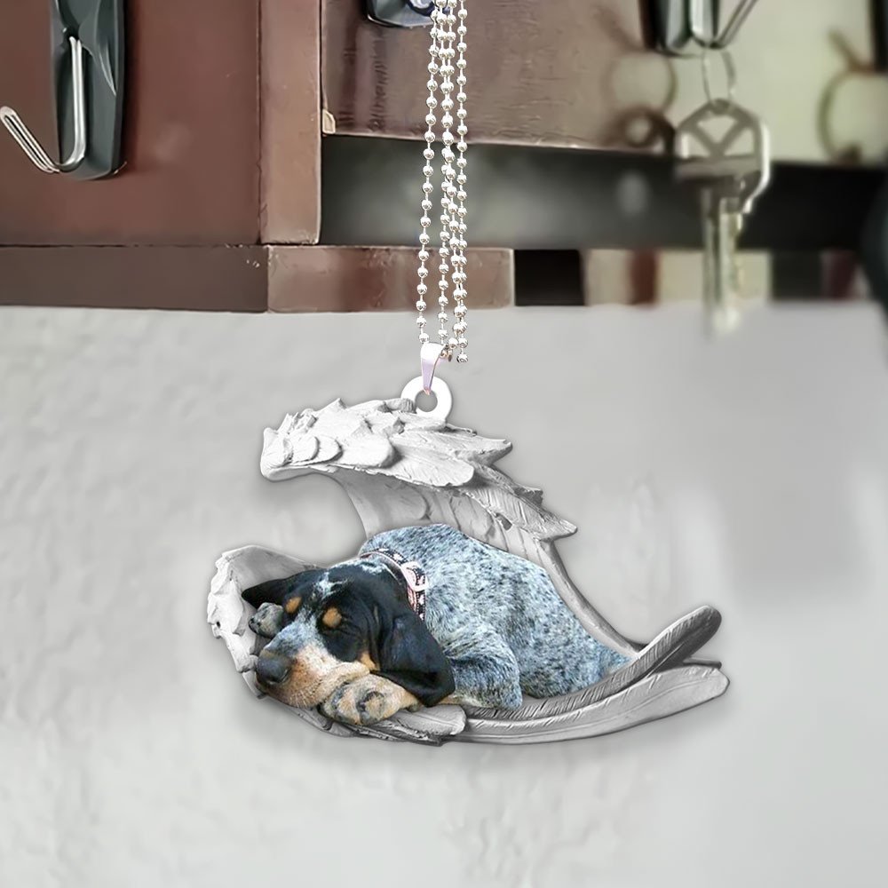 Coonhound-2022 Sleeping Angel-Two Sided Ornament