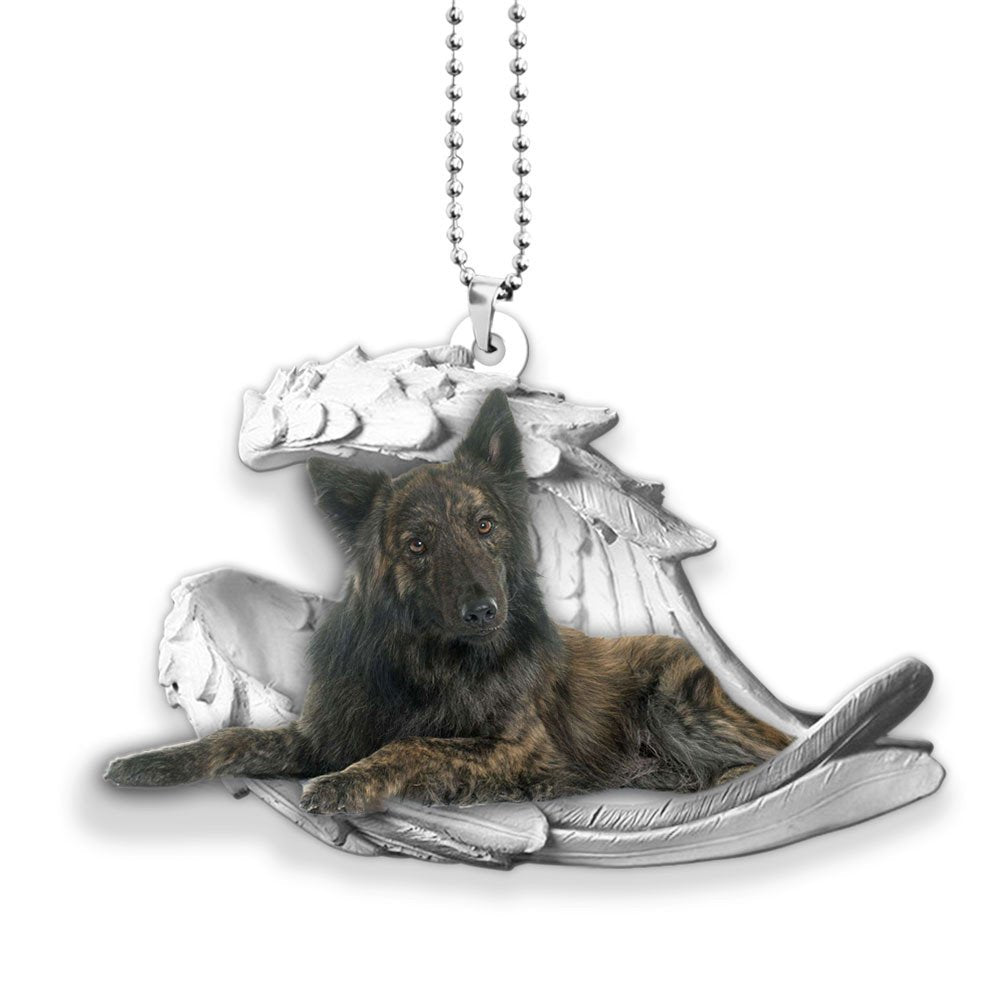 Dutch Shepherd-2022 Sleeping Angel-Two Sided Ornament
